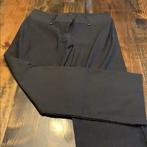 Dark gray stretch dress pants